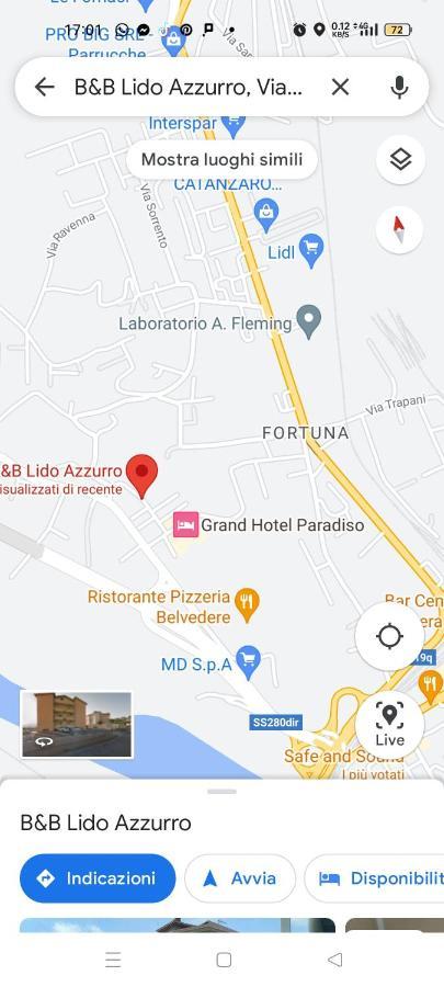 B&B Lido Azzurro Catanzaro Exteriér fotografie